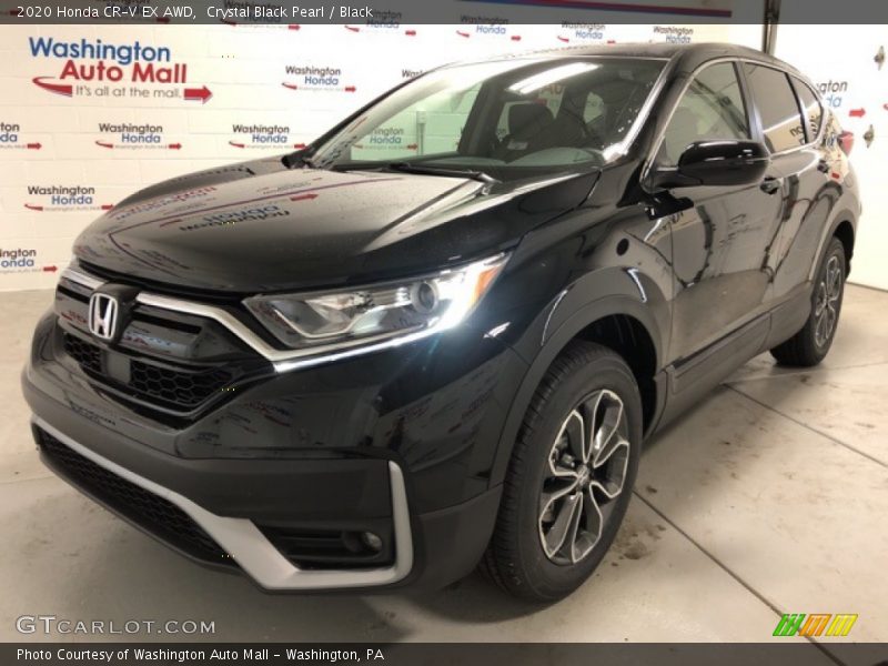 Crystal Black Pearl / Black 2020 Honda CR-V EX AWD