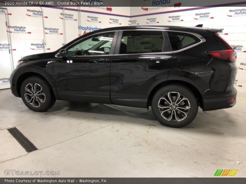 Crystal Black Pearl / Black 2020 Honda CR-V EX AWD