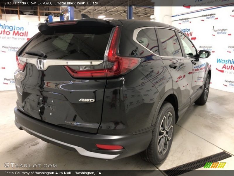 Crystal Black Pearl / Black 2020 Honda CR-V EX AWD