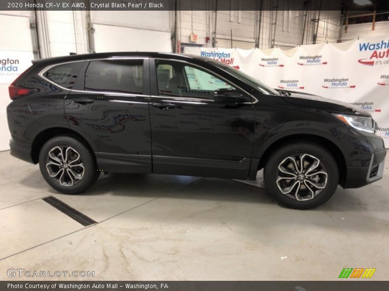 Crystal Black Pearl / Black 2020 Honda CR-V EX AWD