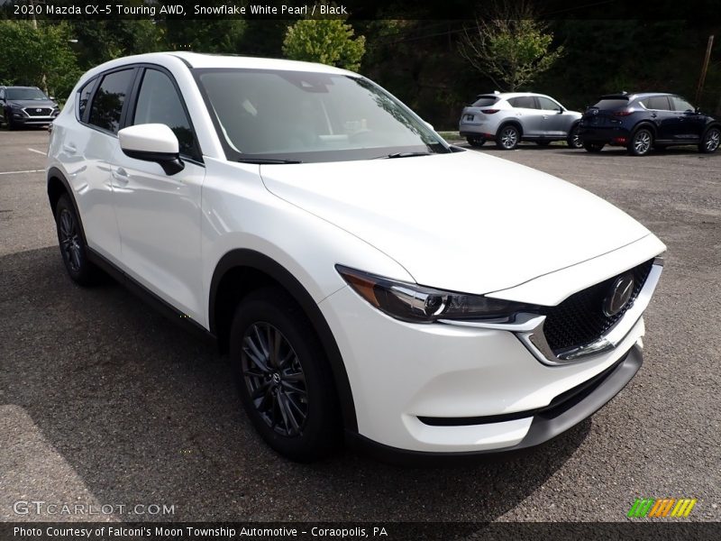 Snowflake White Pearl / Black 2020 Mazda CX-5 Touring AWD