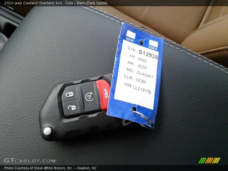 Gobi / Black/Dark Saddle 2020 Jeep Gladiator Overland 4x4