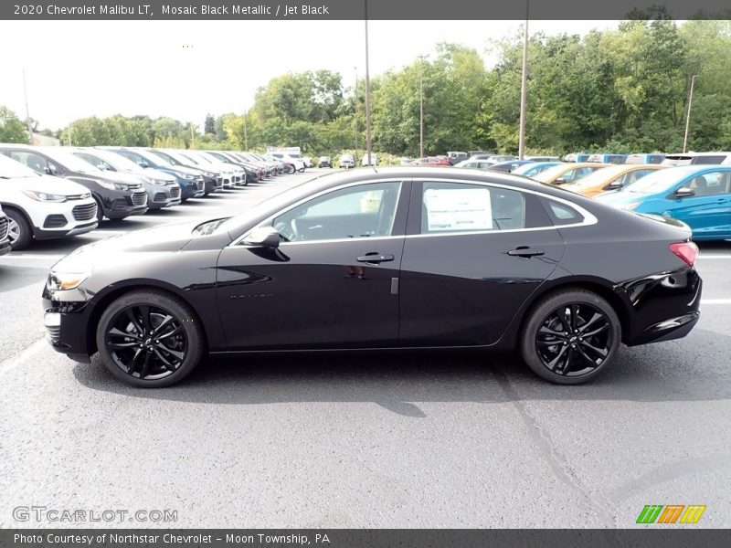 Mosaic Black Metallic / Jet Black 2020 Chevrolet Malibu LT