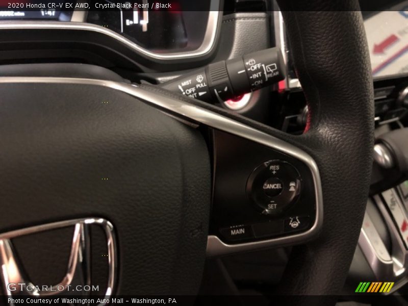 Crystal Black Pearl / Black 2020 Honda CR-V EX AWD