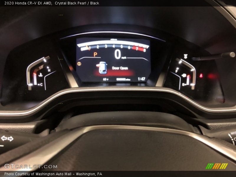 Crystal Black Pearl / Black 2020 Honda CR-V EX AWD