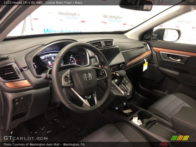 Crystal Black Pearl / Black 2020 Honda CR-V EX AWD