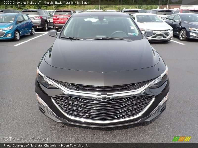 Mosaic Black Metallic / Jet Black 2020 Chevrolet Malibu LT