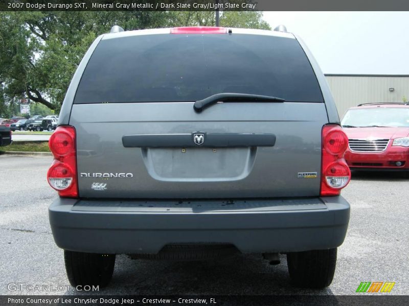Mineral Gray Metallic / Dark Slate Gray/Light Slate Gray 2007 Dodge Durango SXT