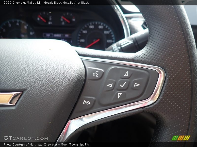 Mosaic Black Metallic / Jet Black 2020 Chevrolet Malibu LT
