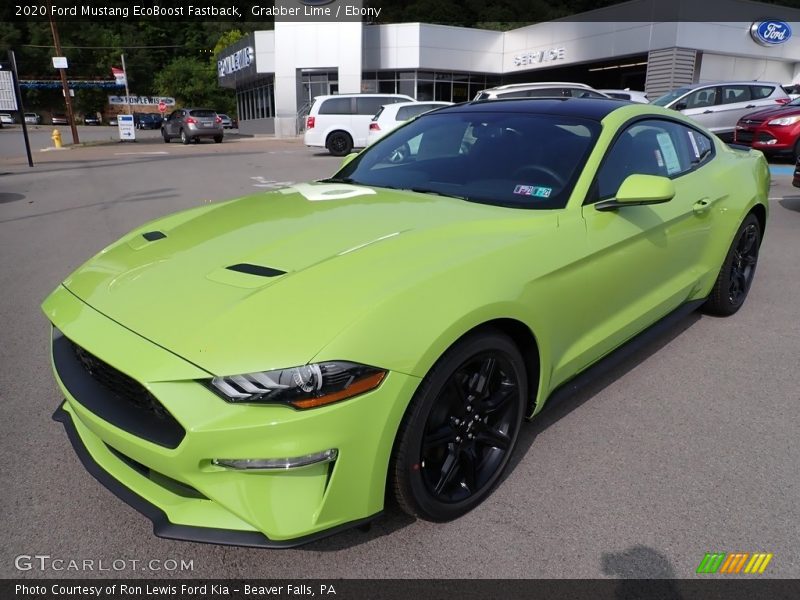  2020 Mustang EcoBoost Fastback Grabber Lime