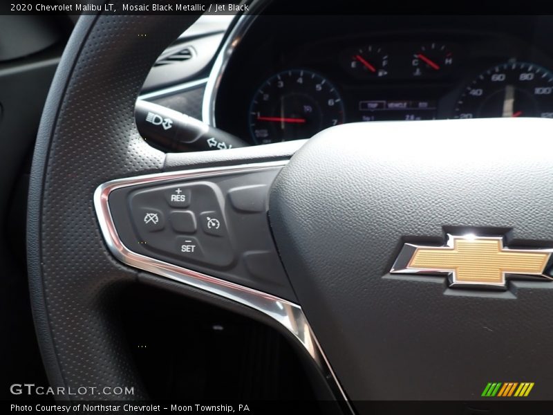 Mosaic Black Metallic / Jet Black 2020 Chevrolet Malibu LT