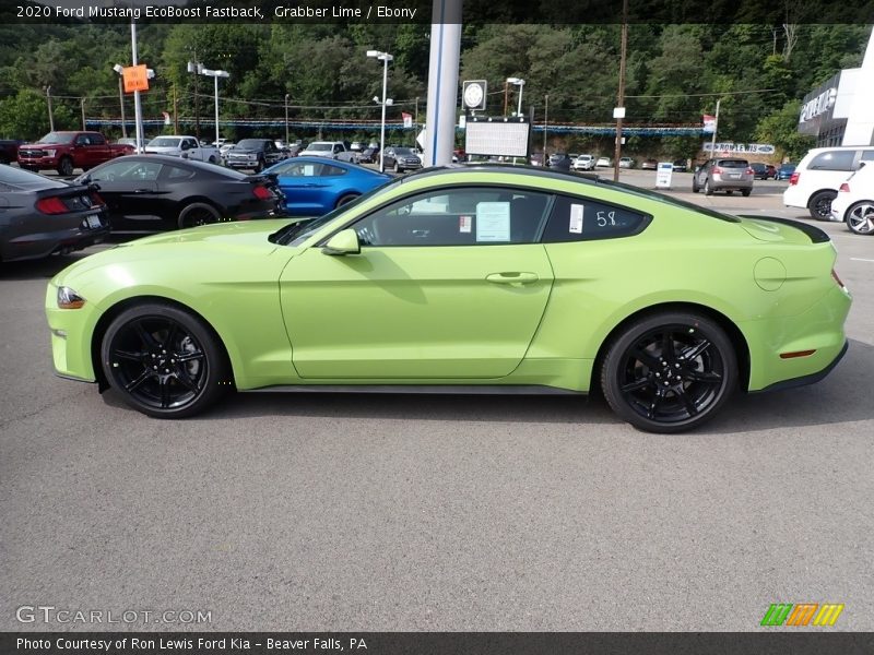  2020 Mustang EcoBoost Fastback Grabber Lime