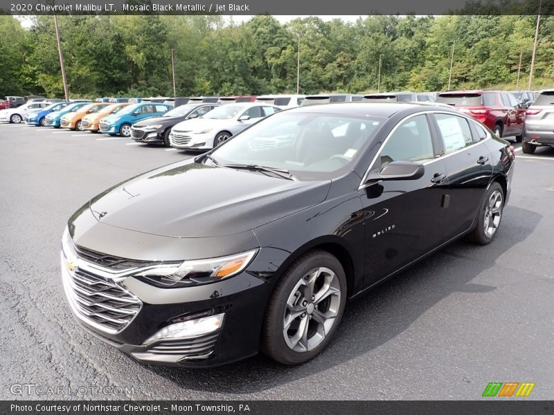 Mosaic Black Metallic / Jet Black 2020 Chevrolet Malibu LT