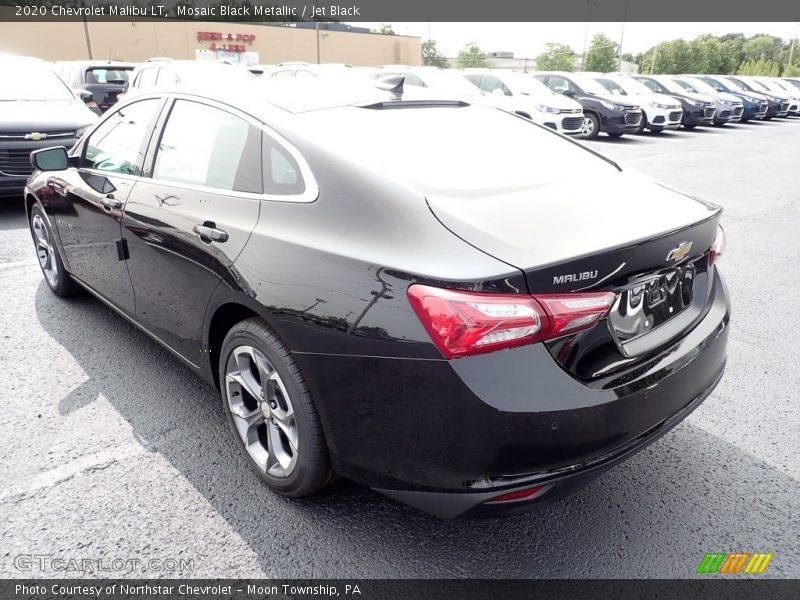 Mosaic Black Metallic / Jet Black 2020 Chevrolet Malibu LT