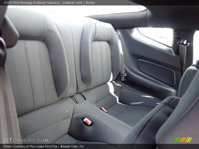 Rear Seat of 2020 Mustang EcoBoost Fastback