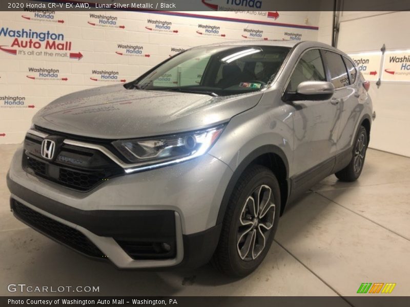 Lunar Silver Metallic / Black 2020 Honda CR-V EX AWD