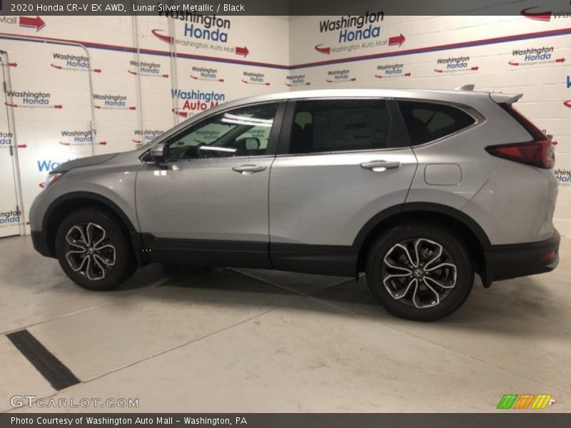 Lunar Silver Metallic / Black 2020 Honda CR-V EX AWD
