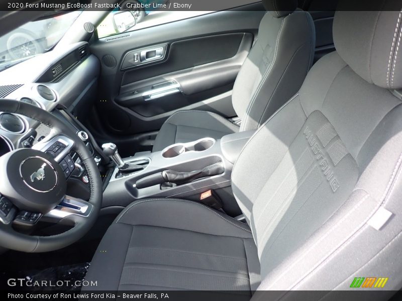 Grabber Lime / Ebony 2020 Ford Mustang EcoBoost Fastback