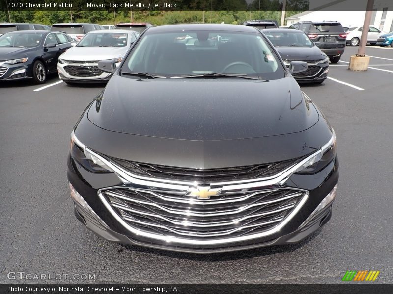 Mosaic Black Metallic / Jet Black 2020 Chevrolet Malibu LT