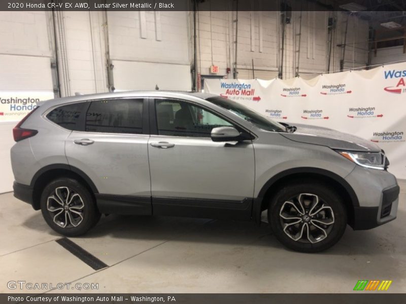 Lunar Silver Metallic / Black 2020 Honda CR-V EX AWD