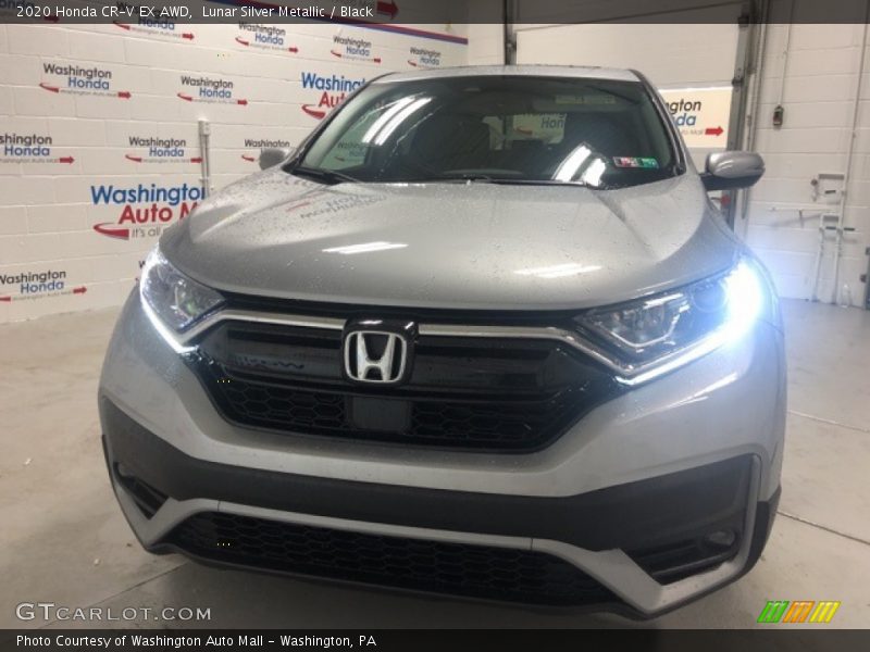 Lunar Silver Metallic / Black 2020 Honda CR-V EX AWD