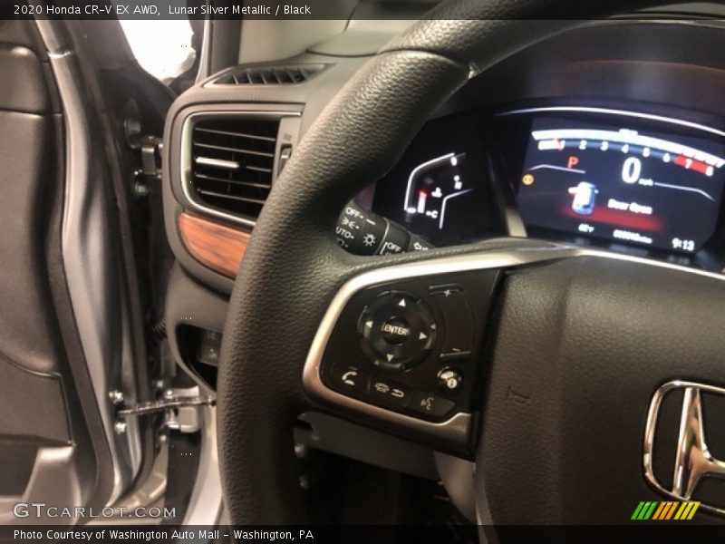 Lunar Silver Metallic / Black 2020 Honda CR-V EX AWD