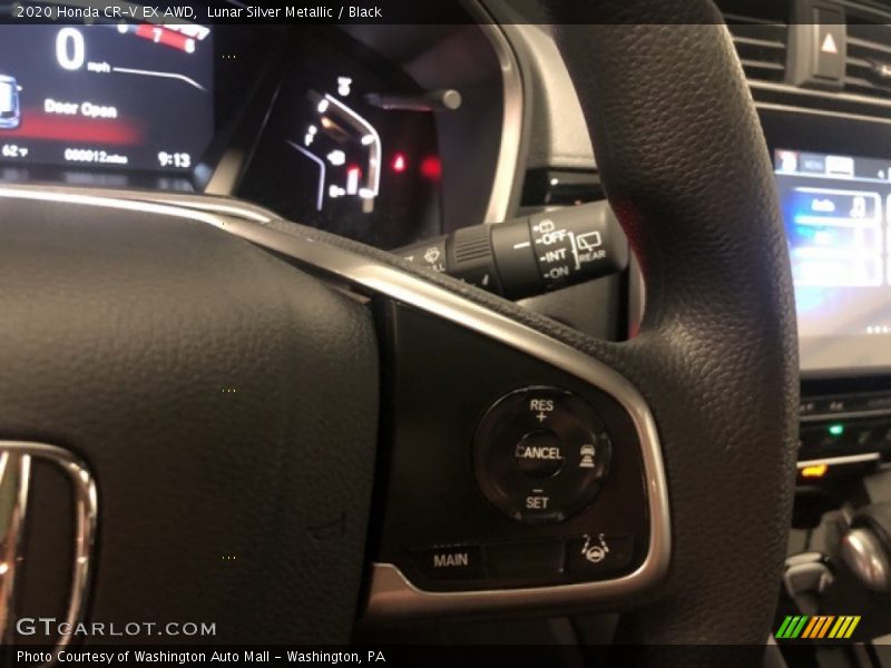 Lunar Silver Metallic / Black 2020 Honda CR-V EX AWD
