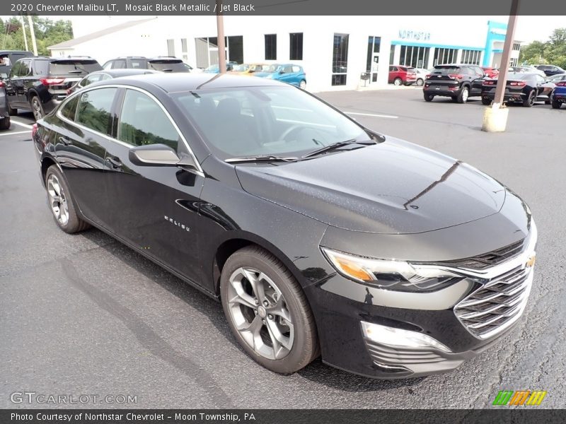 Mosaic Black Metallic / Jet Black 2020 Chevrolet Malibu LT