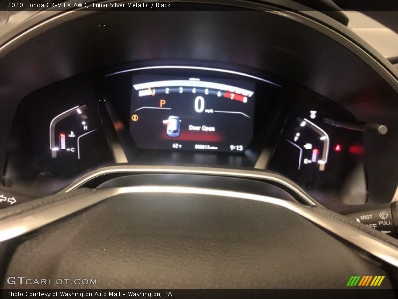 Lunar Silver Metallic / Black 2020 Honda CR-V EX AWD