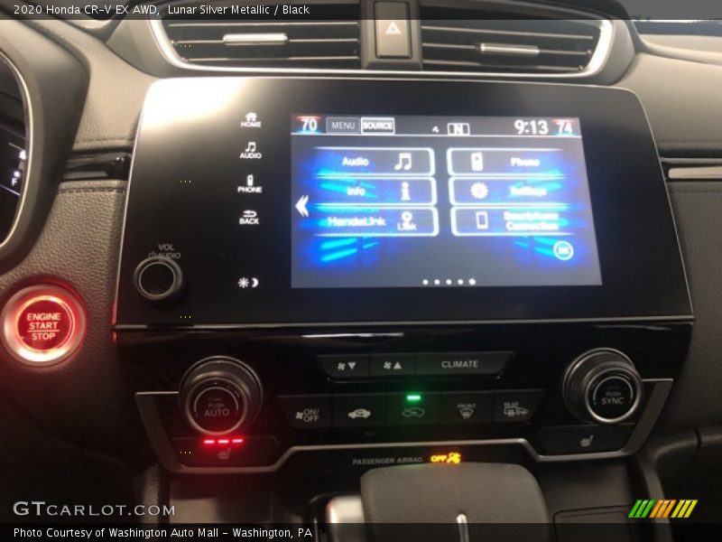 Lunar Silver Metallic / Black 2020 Honda CR-V EX AWD