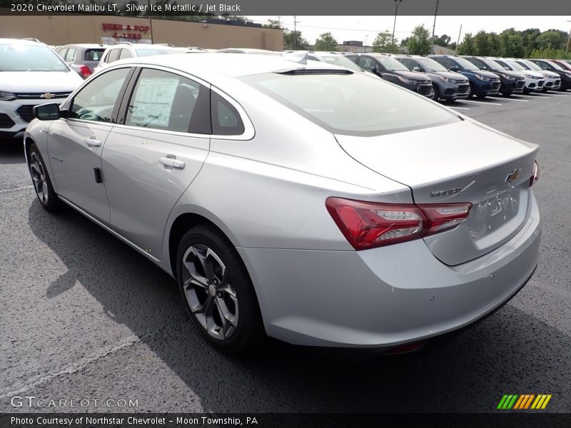 Silver Ice Metallic / Jet Black 2020 Chevrolet Malibu LT