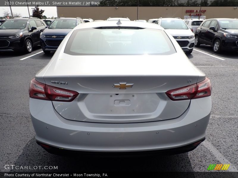 Silver Ice Metallic / Jet Black 2020 Chevrolet Malibu LT