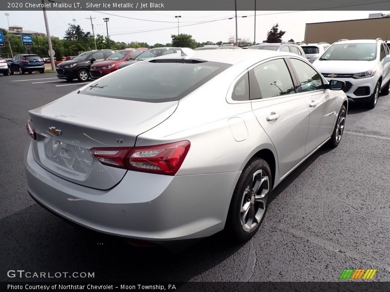 Silver Ice Metallic / Jet Black 2020 Chevrolet Malibu LT