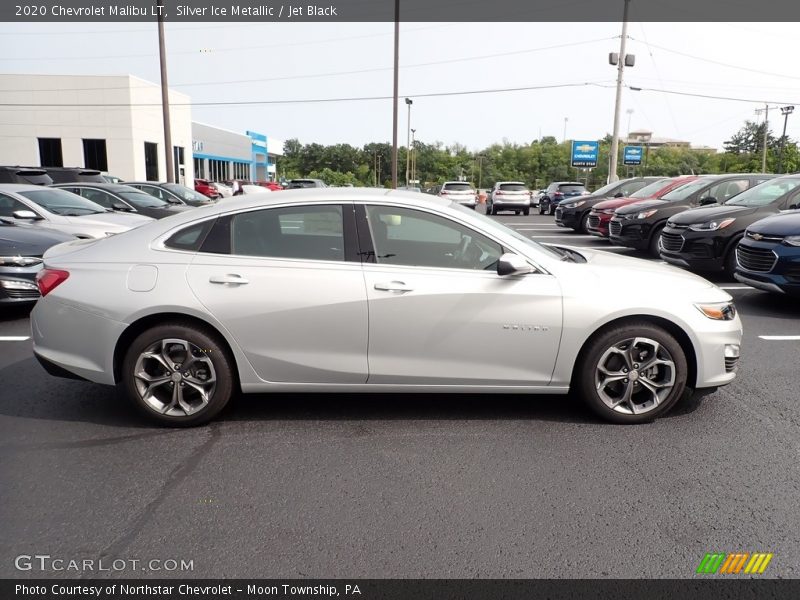Silver Ice Metallic / Jet Black 2020 Chevrolet Malibu LT