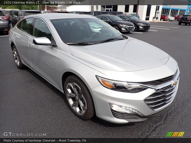 Silver Ice Metallic / Jet Black 2020 Chevrolet Malibu LT