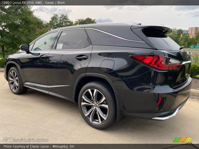 Caviar / Black 2020 Lexus RX 350L AWD