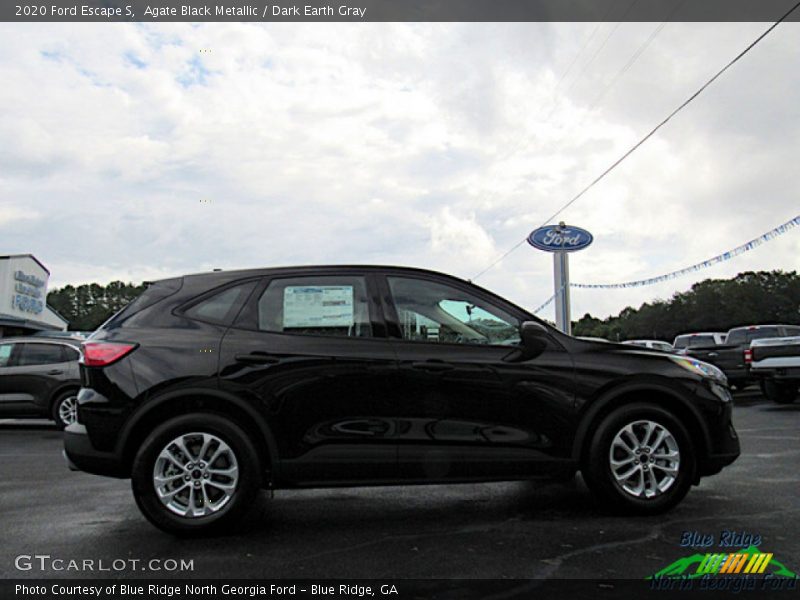 Agate Black Metallic / Dark Earth Gray 2020 Ford Escape S