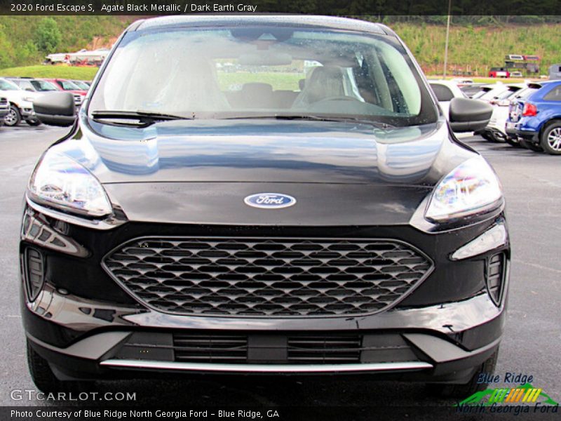 Agate Black Metallic / Dark Earth Gray 2020 Ford Escape S