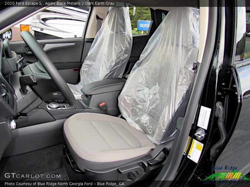 Agate Black Metallic / Dark Earth Gray 2020 Ford Escape S