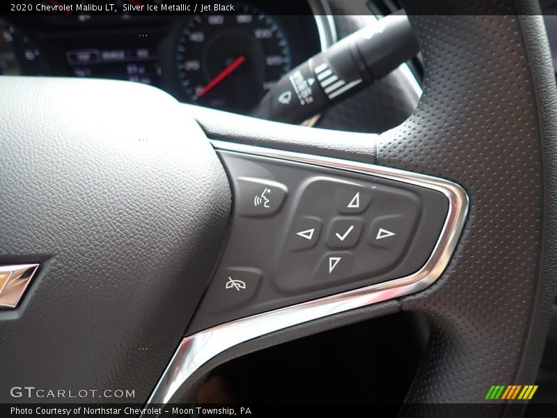 Silver Ice Metallic / Jet Black 2020 Chevrolet Malibu LT
