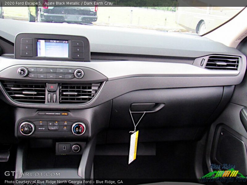 Agate Black Metallic / Dark Earth Gray 2020 Ford Escape S