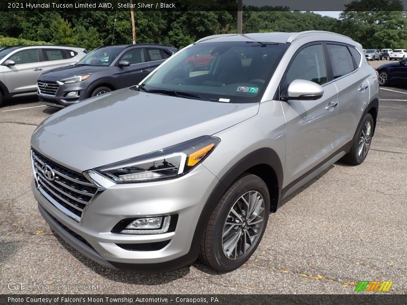 Stellar Silver / Black 2021 Hyundai Tucson Limited AWD