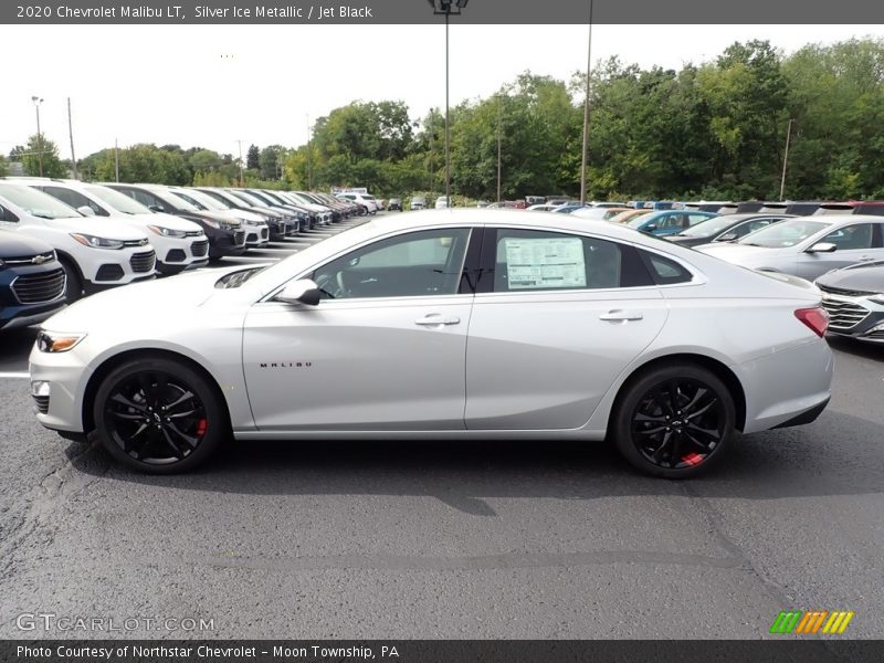Silver Ice Metallic / Jet Black 2020 Chevrolet Malibu LT