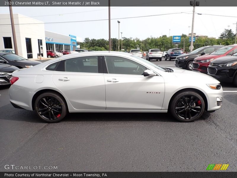 Silver Ice Metallic / Jet Black 2020 Chevrolet Malibu LT