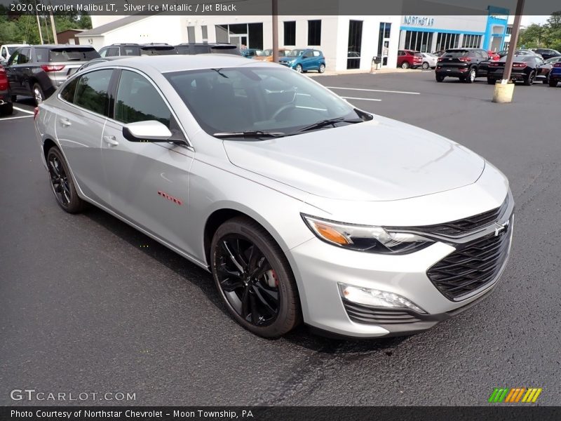 Silver Ice Metallic / Jet Black 2020 Chevrolet Malibu LT