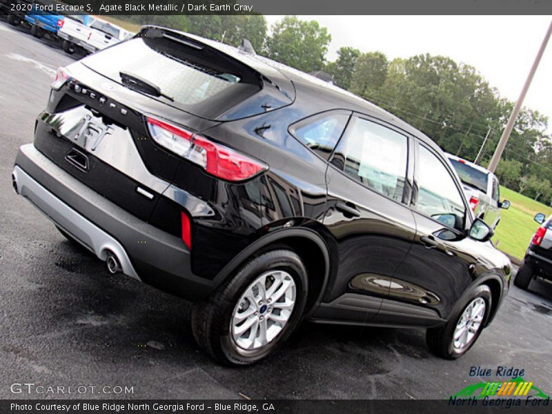 Agate Black Metallic / Dark Earth Gray 2020 Ford Escape S