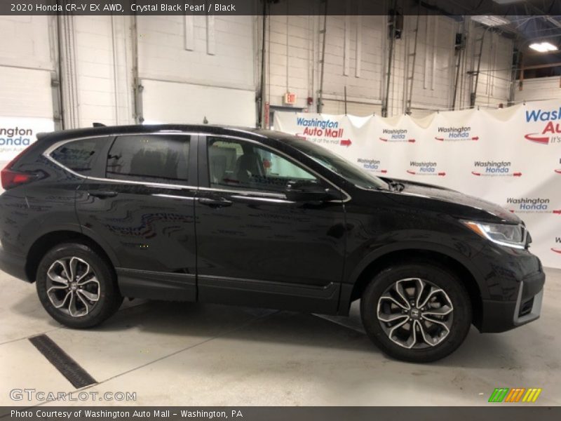 Crystal Black Pearl / Black 2020 Honda CR-V EX AWD