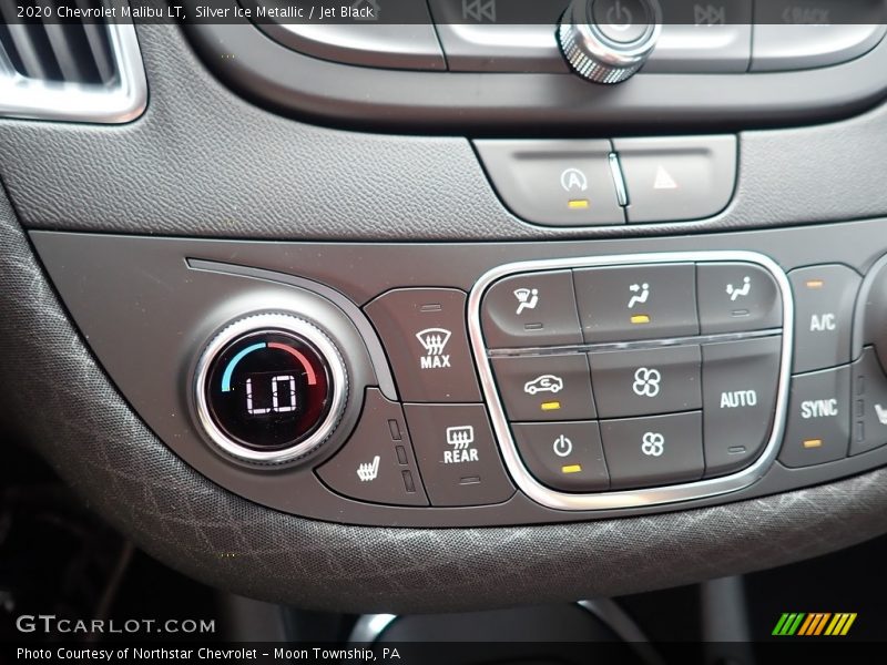 Silver Ice Metallic / Jet Black 2020 Chevrolet Malibu LT