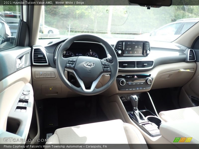 Dashboard of 2021 Tucson Value AWD