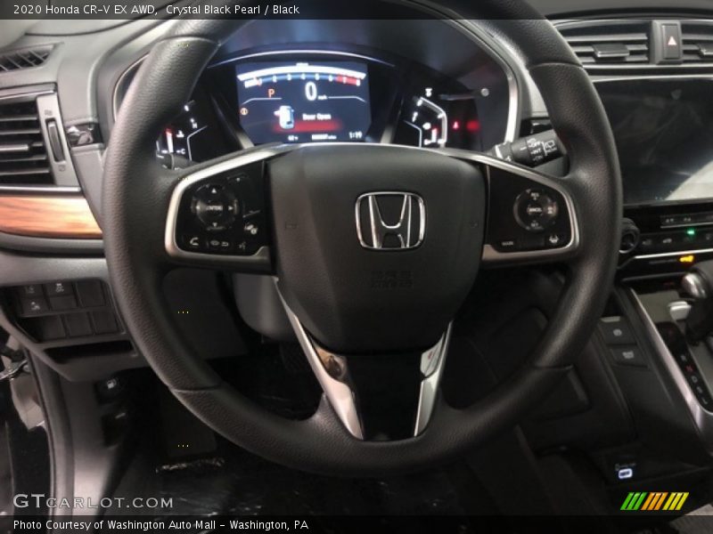 Crystal Black Pearl / Black 2020 Honda CR-V EX AWD